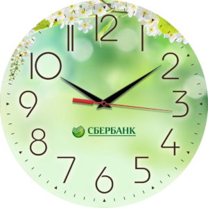 Часы с логотипом компании в Москве