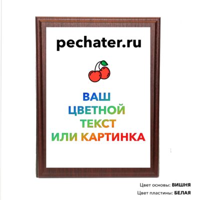 Плакетка с доставкой по Москве